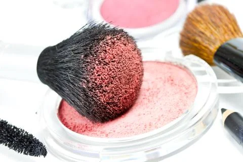 Makeup brush Stock Photos