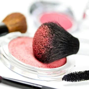 Makeup brush Foto stock