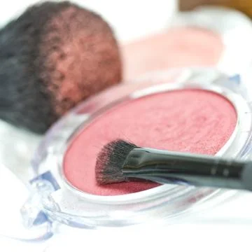 Makeup brush Stock Photos