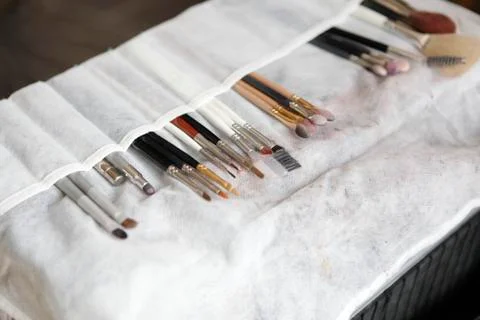 Makeup brush Stock Photos