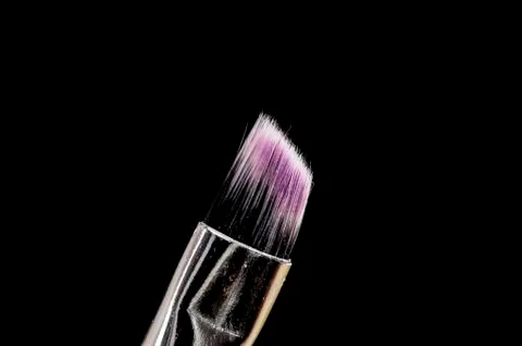 Makeup brush Stock Photos