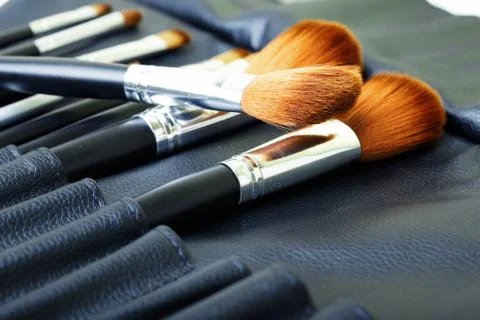 Makeup brush Foto stock