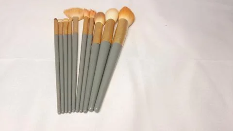 Makeup brush Stock Photos