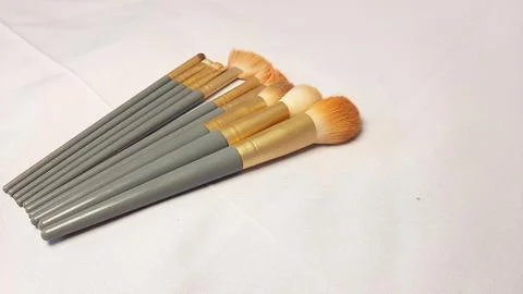 Makeup brush Stock Photos