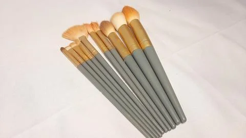 Makeup brush Stock Photos