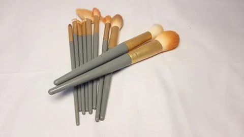 Makeup brush Stock Photos