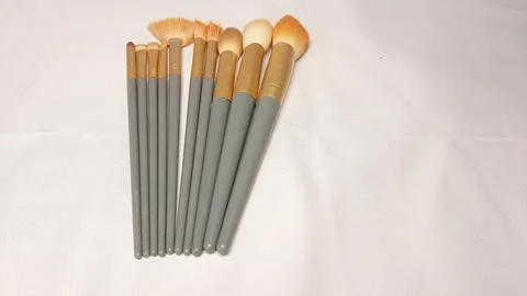 Makeup brush Stock Photos