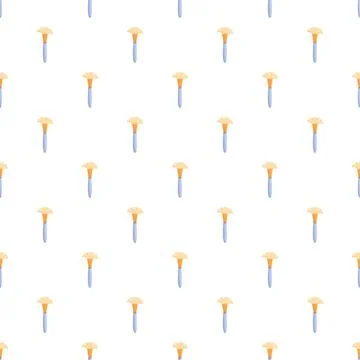 Makeup brushes creating a seamless beauty pattern Stock Illustration