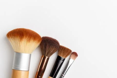 Makeup brushes of different sizes Stock-Fotos