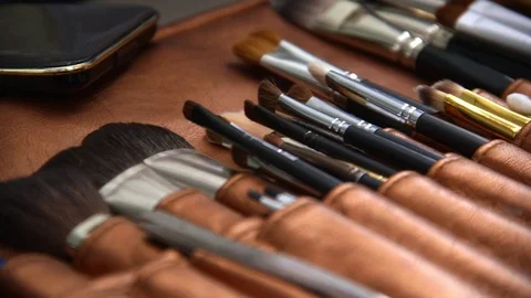 Makeup Brushes Vídeos de archivo 72470566