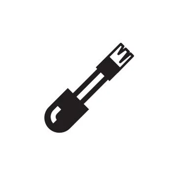 Makeup Brushes Stock Illustration