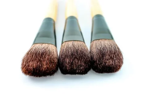 Makeup brushes Foto stock