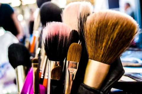 Makeup Brushes Stock Photos