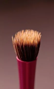 Makeup brushes Stock Photos