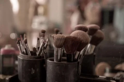 Makeup Brushes Stock Photos
