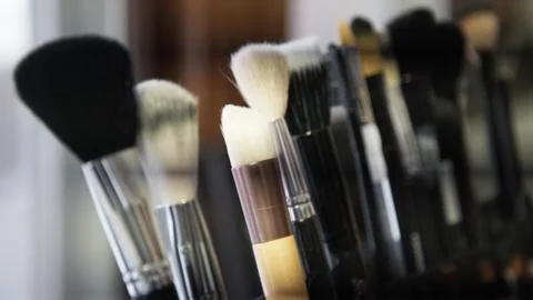 Makeup Brushes Stock Photos