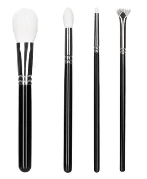 Makeup brushes Stock Photos