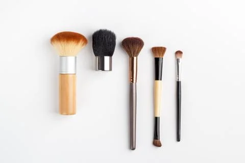 Makeup brushes Foto stock