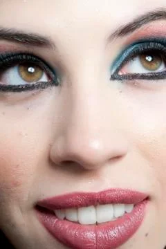 Makeup Closeup Stock Photos