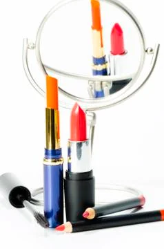 Makeup collection Stock Photos