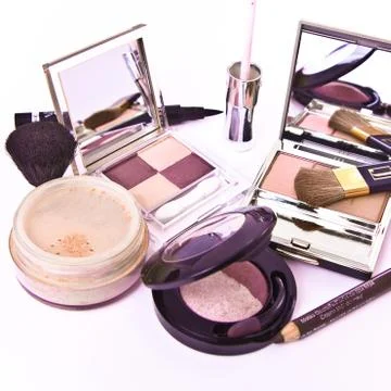 Makeup collection Stock Photos