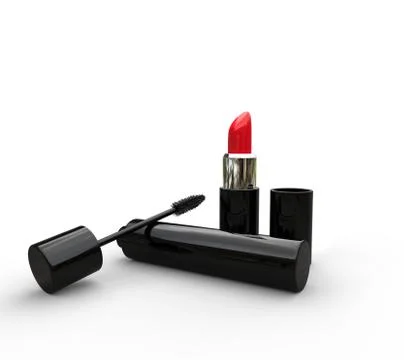 Makeup equipment Stock Illustration