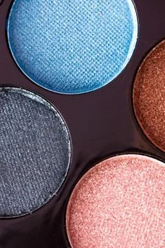 Makeup eye shadow palette Stock Photos