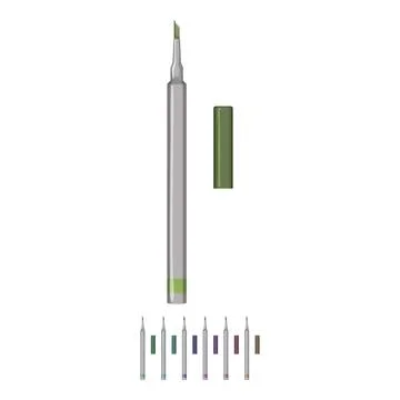 Makeup eyebrow pencil cartoon vector graphic Illustrazione stock