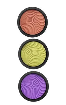 Makeup eyeshadow isolated on white background Fotos de archivo