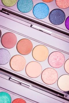Makeup eyeshadow palettes Stock-Fotos