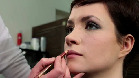 Makeup Stock Footage 35065238