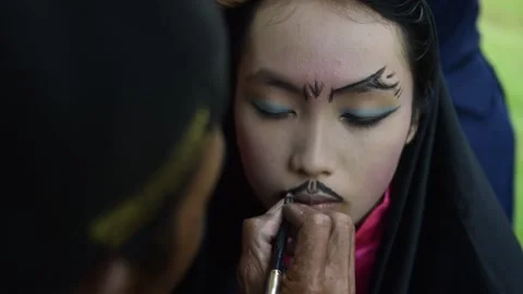 Makeup Stock Footage 147953578