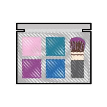 Makeup icon image Illustrazione stock