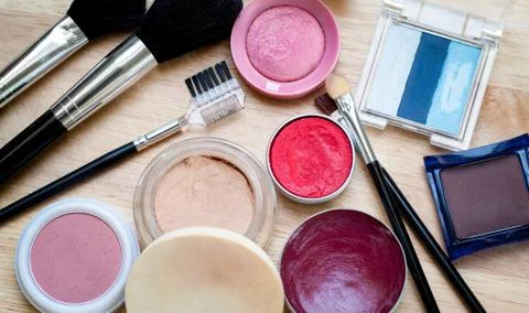 Makeup kit Stock Photos
