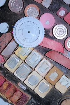 Makeup kit without brush Stock Photos