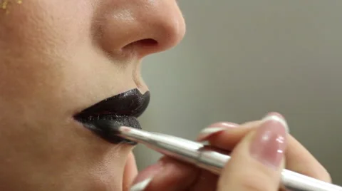 Makeup lips Stock Footage 51626515
