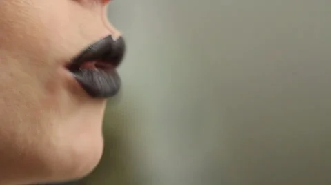 Makeup lips Stock Footage 51626533