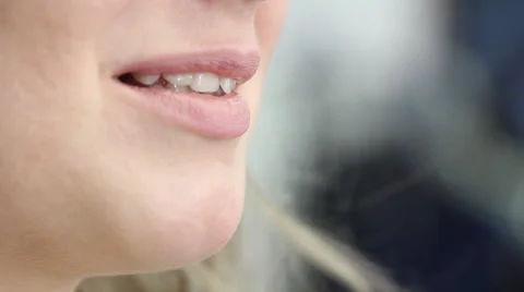 Makeup lips Stock Footage 51642829