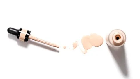 Makeup liquid foundation Stock Photos