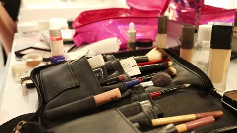 Makeup materials of the woman preparing for the important event, Cosmetic 動画素材 190958190