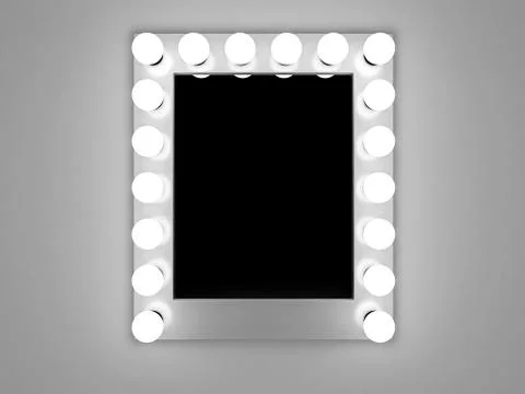 Makeup mirror Stock Illustration