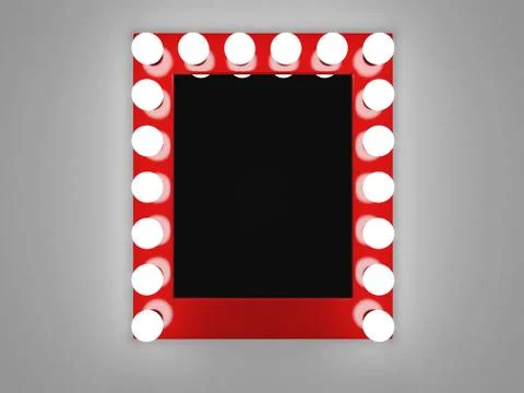 Makeup mirror Stock Illustration