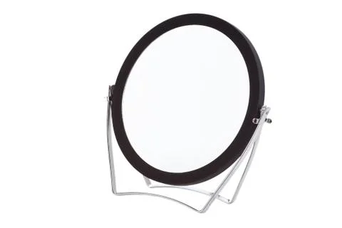 Makeup mirror isolated on white background Stock Photos