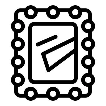 Makeup mirror with light bulbs for applying makeup 库存插图