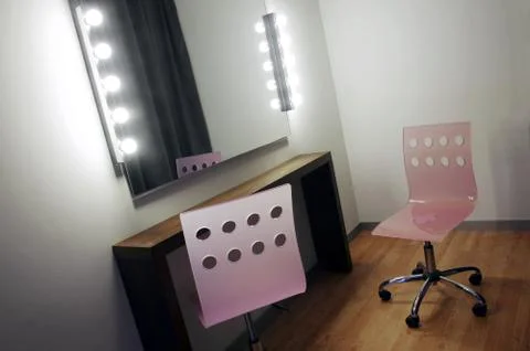 Makeup mirror Stock Photos