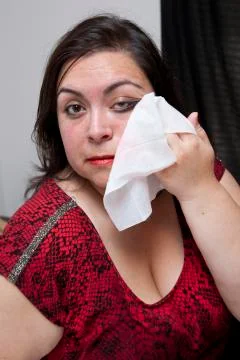 Makeup off at night Stock Photos