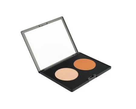 Makeup palette over white Stock Photos
