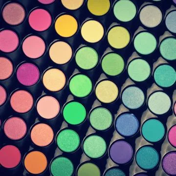 Makeup palette texture Stock Photos