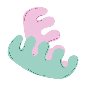 Makeup pedicure separators equipment isolated white background Stock Illustration