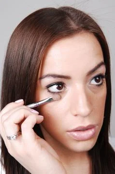 The makeup. Stock Photos